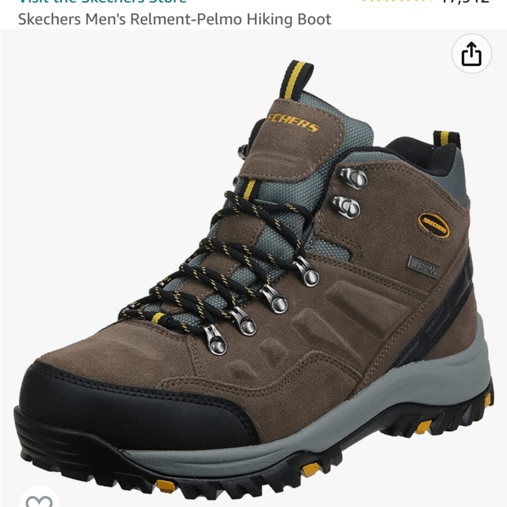 Sketchers Men’s Hiking Boots size 10.5. Like new condition.